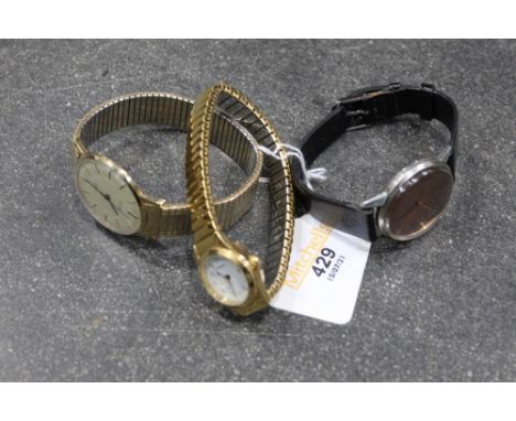 An Ancre vintage gentleman's wristwatch and two Sekonda wristwatches  