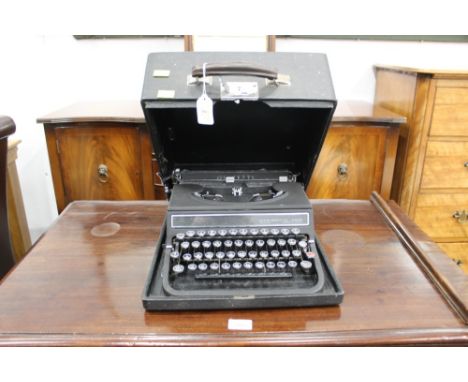 Olivetti vintage cased typewriter