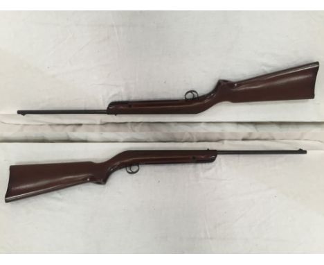 An unmarked vintage air rifle