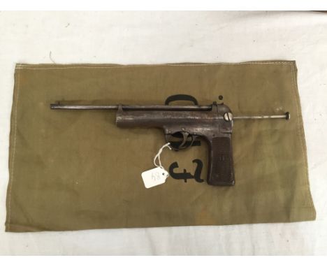 Vintage Chrome push air pistol