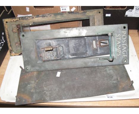 Vintage Post Office postage stamps wall dispenser.