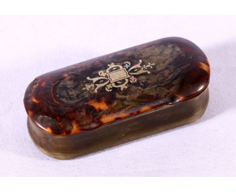 19th century snuff box 8cm long.