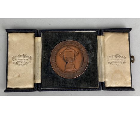 FATTORINI AND SONS: THE LAWN TENNIS ASSOCIATION PROFESSIONAL DOUBLES CHAMPIONSHIP MEDALIn original case.