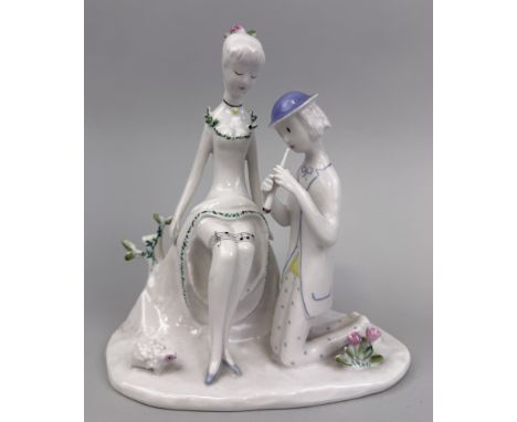 A ROSENTHAL PORCELAIN GROUP20cm H