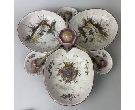 VEUVE PERRIN: A 19TH CENTURY FRENCH FAIENCE CENTREPIECE