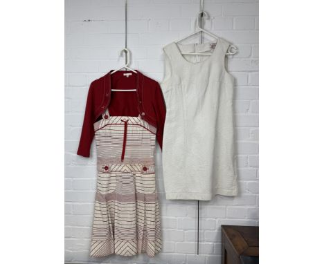 VINTAGE LADIES CLOTHING: PAULE KA JACKET/DRESS, RENE DERBY DRESS, SANDRO FERRONE JACKET AND SHIRT Provenance: Property of Kat