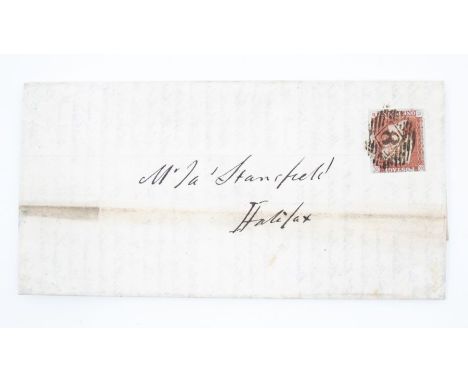 Entire from Joseph Ady (or Adey; 1770 - 1852) - London to Halifax. A fascinating item sent by the famous Victorian fraudster 