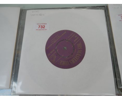 Elvis Presley, His Masters Voice Purple Label Gold Print (replaceable centre) Paralyzed   -  POP 378 