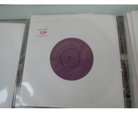 Elvis Presley, His Masters Voice Purple Label Gold Print (replaceable centre) Blue Suede Shoes  - 7M405  