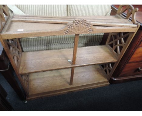 A modern oak book shelf 