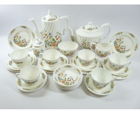 AYNSLEY COTTAGE GARDEN TEAWARE - approximately 30 pieces, and another Aynsley item