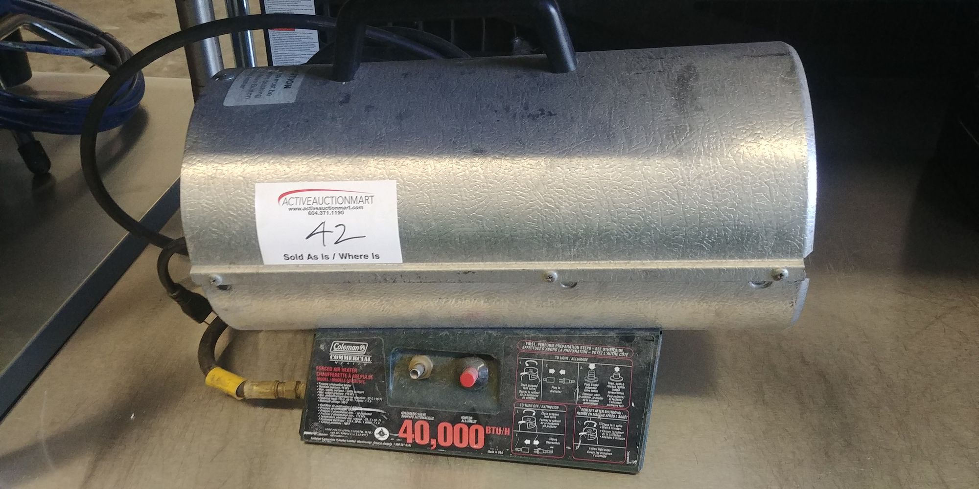 40,000 BTU Coleman Propane Heater