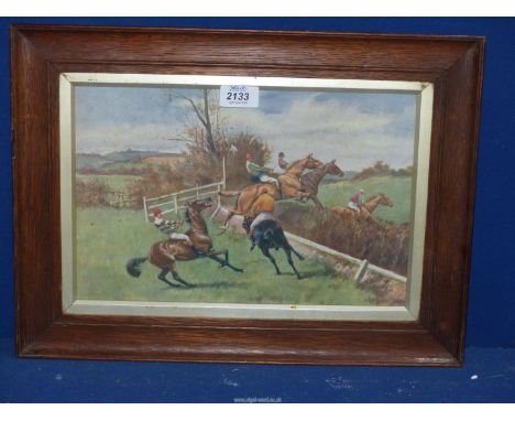 A framed Print by Dorothy Hardy 'Determined Refusal' (1868-1937).