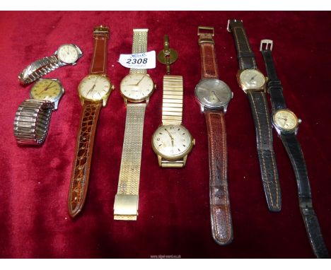 A Volvo 17 jewels gents Wristwatch (running at time of cataloguing), a Ramona 25 jewels wristwatch with date window and expan
