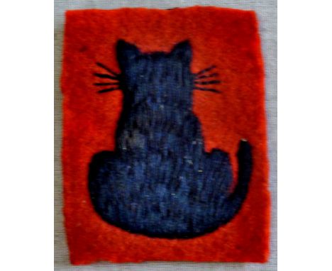 British WWII 56th London Division cloth patch, The formation badge for the 56th Division during the Second World War featured