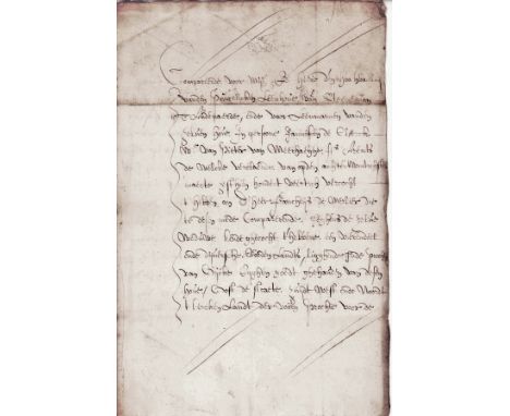 Papier manuscript in het Nederlands, gedateerd 1641, met vermelding van Oudenaarde.