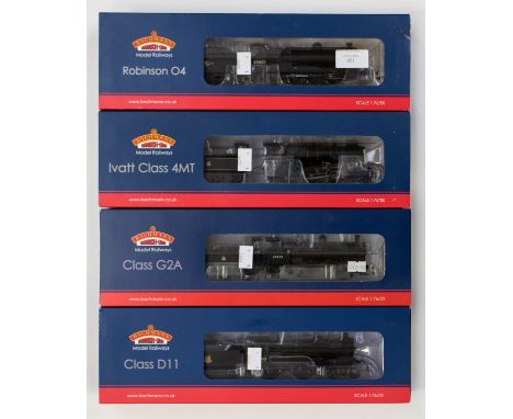 Bachmann: Four boxed Bachmann locomotives comprising: 31-146, 31-475, 32-581 and 31-001. (4)