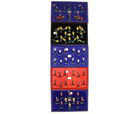 Britains: A collection of five boxed sets of Britains figures to comprise: The King's Own Royal Border Regiment, Cat No. 5292