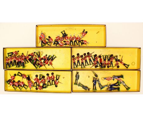 Britains: A collection of Britains figures contained within five boxes to comprise: US Airforce and Army, eight figures, two 