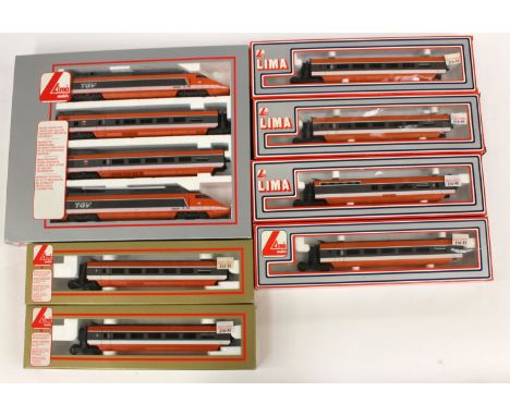 Lima: A collection of six boxed Lima coaches, OO gauge, comprising, '201100', '201094' and others together with a boxed Lima 