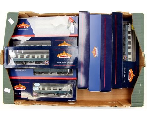 Bachmann: A collection of ten Bachmann coaches, OO gauge, comprising, 39-501, 39-100, 39-050C and others. (one box)