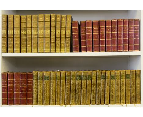 Bindings.- Saint-Simon (Duc de) Mémoires Complets et Authentiques ..., 36 vol. only (?of 40) bound in 16, engraved portrait f