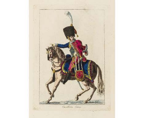 Costume.- Ferrari (Filippo) Costumi Ecclesiastici Civili e Militari, Rome, engraved hand-coloured title and 61 hand-coloured 