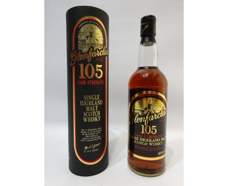 Glenfarclas 105 Cask Strength single Highland malt Scotch Whisky, distilled & bottled by J & G Grant, Speyside, 60% vol, 70cl