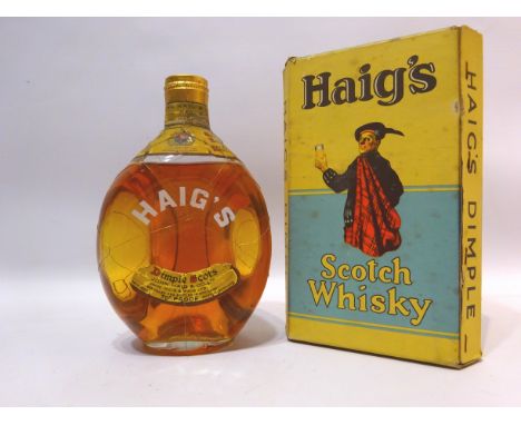 Haig's Dimple Scots blended Scotch Whisky, specially selected & matured, wired bottle with snap top, 70 proof, no contents gi
