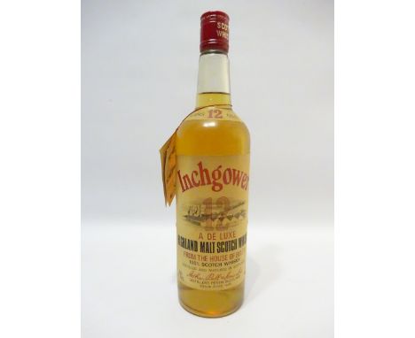 Inchgower 12, De Lux Highland malt Scotch Whisky, from The House of Bells, distilled & matured in Scotland, Arthur Bell & Son