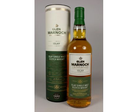 Glen Marnoch limited release Islay single malt Scotch Whisky, 40% vol, 70cl. in tube, 1 bottle   Condition Report   Click her