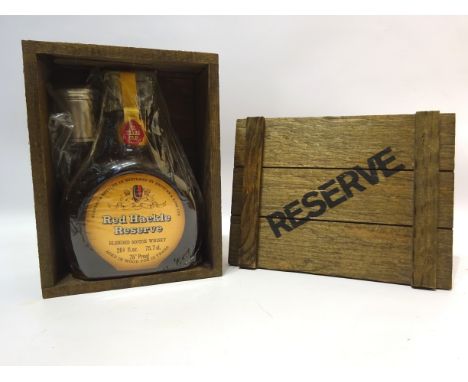 Red Hackle Reserve blended Scotch Whisky 12 years old, c1970's, blended & bottled in Scotland by Hepburn & Ross, 75.7 fl.oz, 
