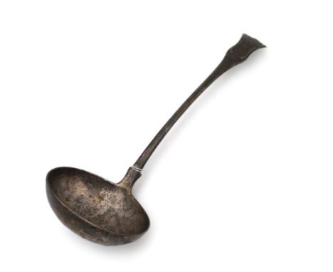 A George III Scottish Silver soup ladle, Edinburgh 1816, in the Old English Shell pattern, 239gms&nbsp; Condition Report:Avai