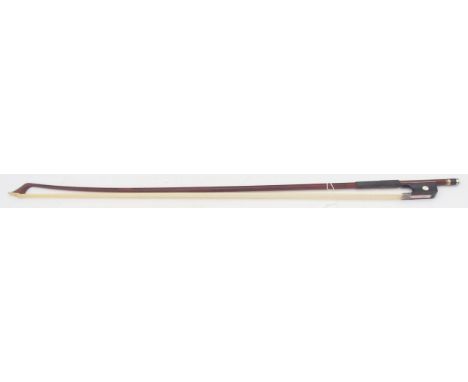 A white metal mounted viola bow 71 grams Condition Report:Available upon request