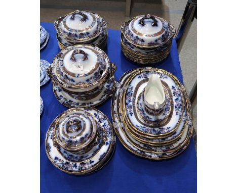 An Ashworth Bros Hanley pattern dinner service Condition Report:Available upon request