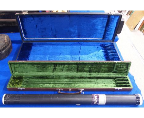 A lot comprising a twelve division fitted violin bow case and a four division violin bow case Condition Report:Available upon