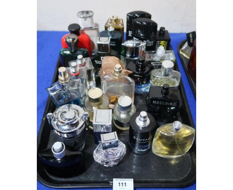 A collection of men's aftershave including Sauvage, Moschino, Invictus, Dior, Ralph Lauren, Paco Rabanne, Tom Ford,&nbsp; Con