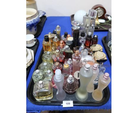 A collection of ladies perfumes some testers including Jimmy Choo, DKNY, Armani, Burberry, Dior and others Condition Report:M