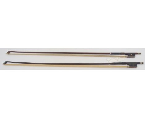 A violin bow 62 grams and another 59 grams (2) Condition Report:Available upon request