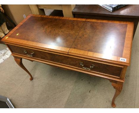 Walnut gramophone cabinet