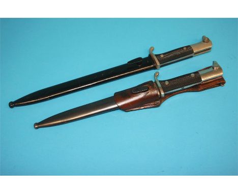 Two army long pattern bayonets