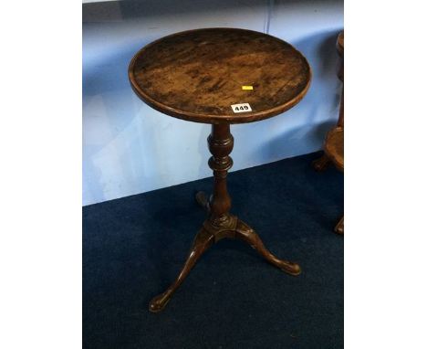 19th Century mahogany tripod table