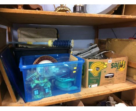 Shelf of assorted