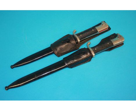 Two German Army long pattern bayonets