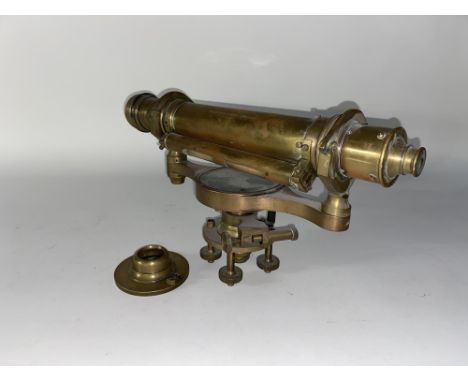 A 19th Century Negretti and Zambra theodolite, measuring L 42cm