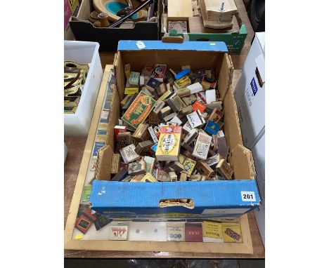 Box of vintage Matchboxes