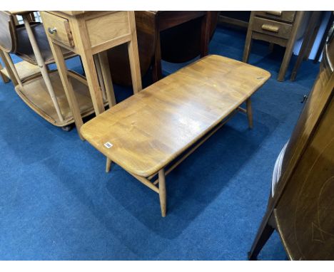 An Ercol rectangular coffee table, L 105cm x H 36cm