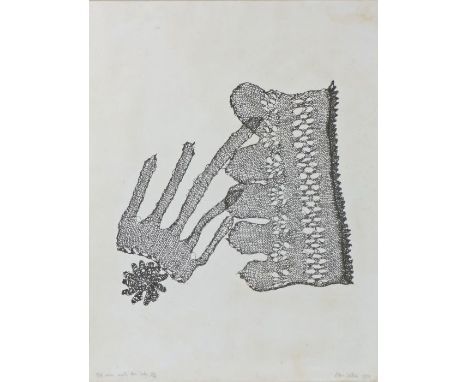 Ann Sutton (British, born 1935)
'Fat Man Meets Thin Lady'
Lithograph printed in black, 1970, on wove, signed, dated, titled a