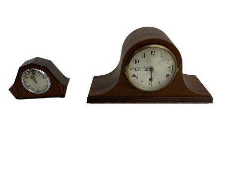 1950’s Westminster chiming clock and an eight day mantle clock