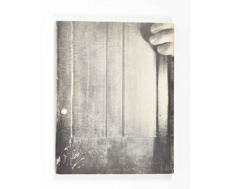 Halifax/New York, Nova Scotia College of Art and Design/ New York University Press, 1975. Softcover, 22.6 x 17.7 cm, unpagina